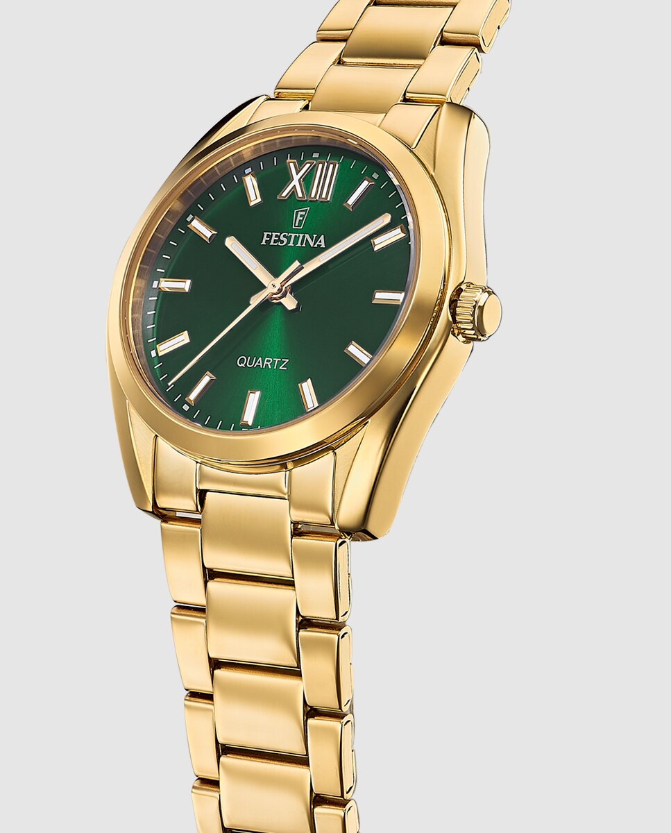 Relógio F20640/4 Boyfriend de Aço Dourado Ouro-2