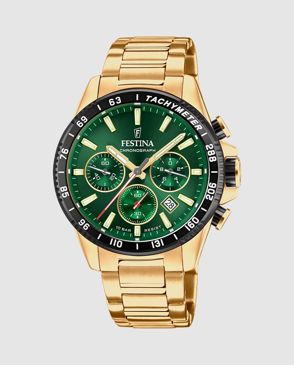 Relógio F20634/4 Timeless Chronograph de Aço em Dourado Ouro-1