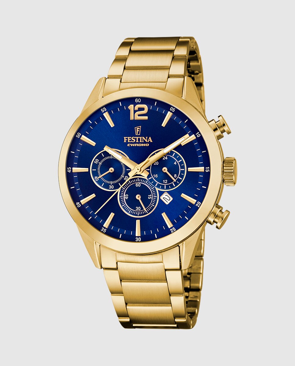 Relógio F20633/2 Timeless Chronograph de Aço em Dourado Ouro-1