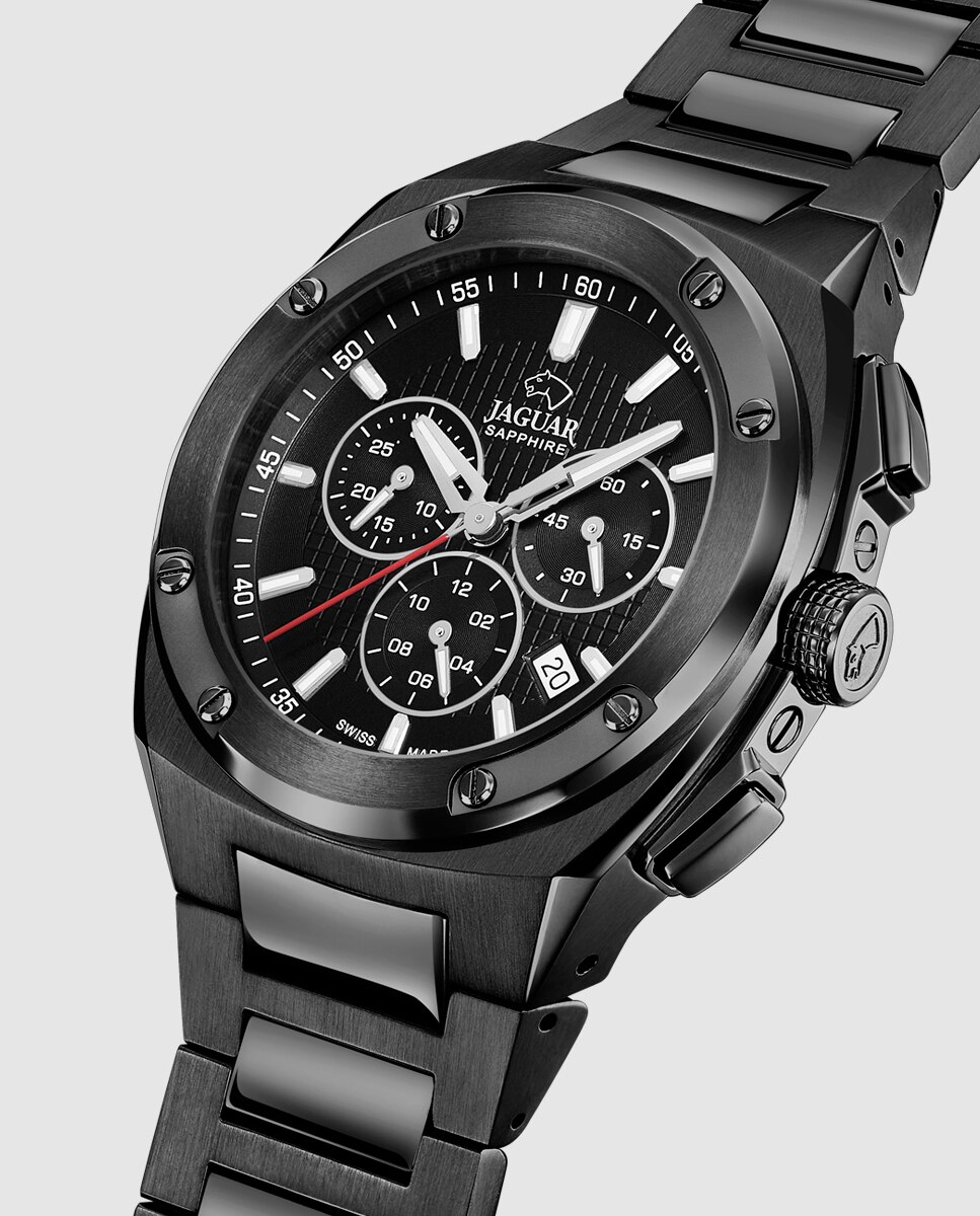 Relógio J992/1 Executive de Aço em Preto Preto-2