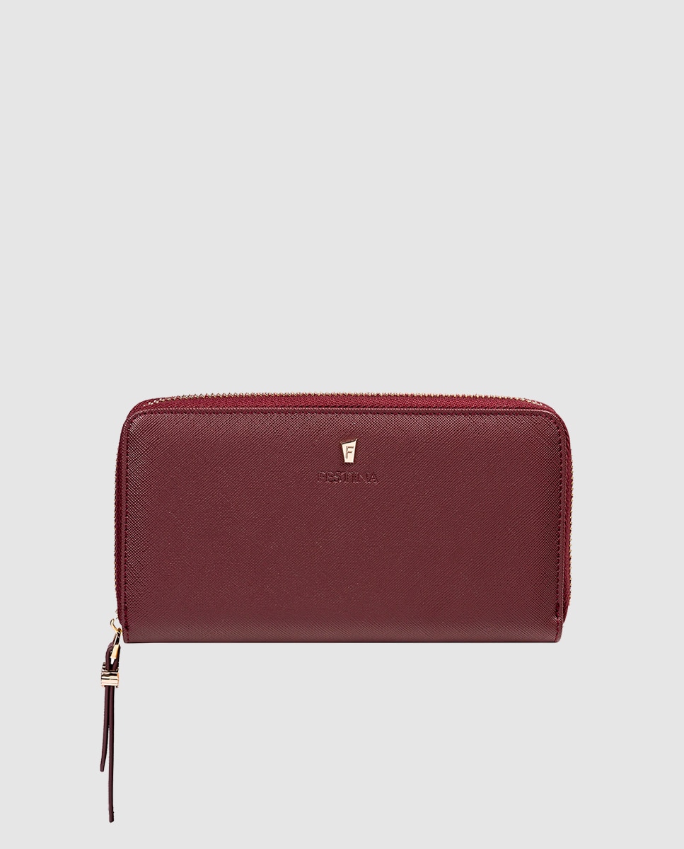 Imagem 0 de Carteira de Pele em Roxo