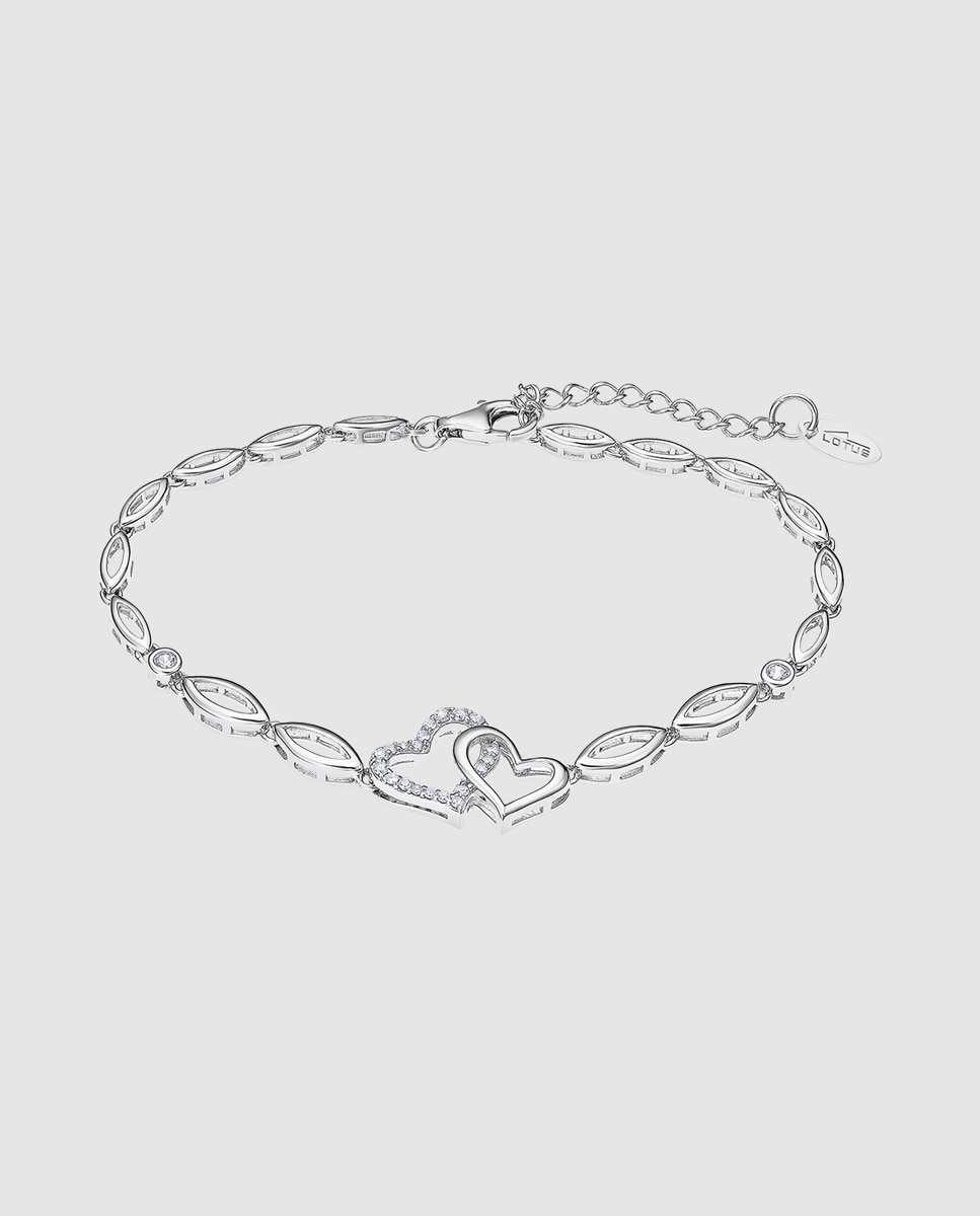 Pulseira Lotus Silver Lp3424-2/1 Pure Essential de Prata com Acabamento Brilhante e Zirconita Prateado-1