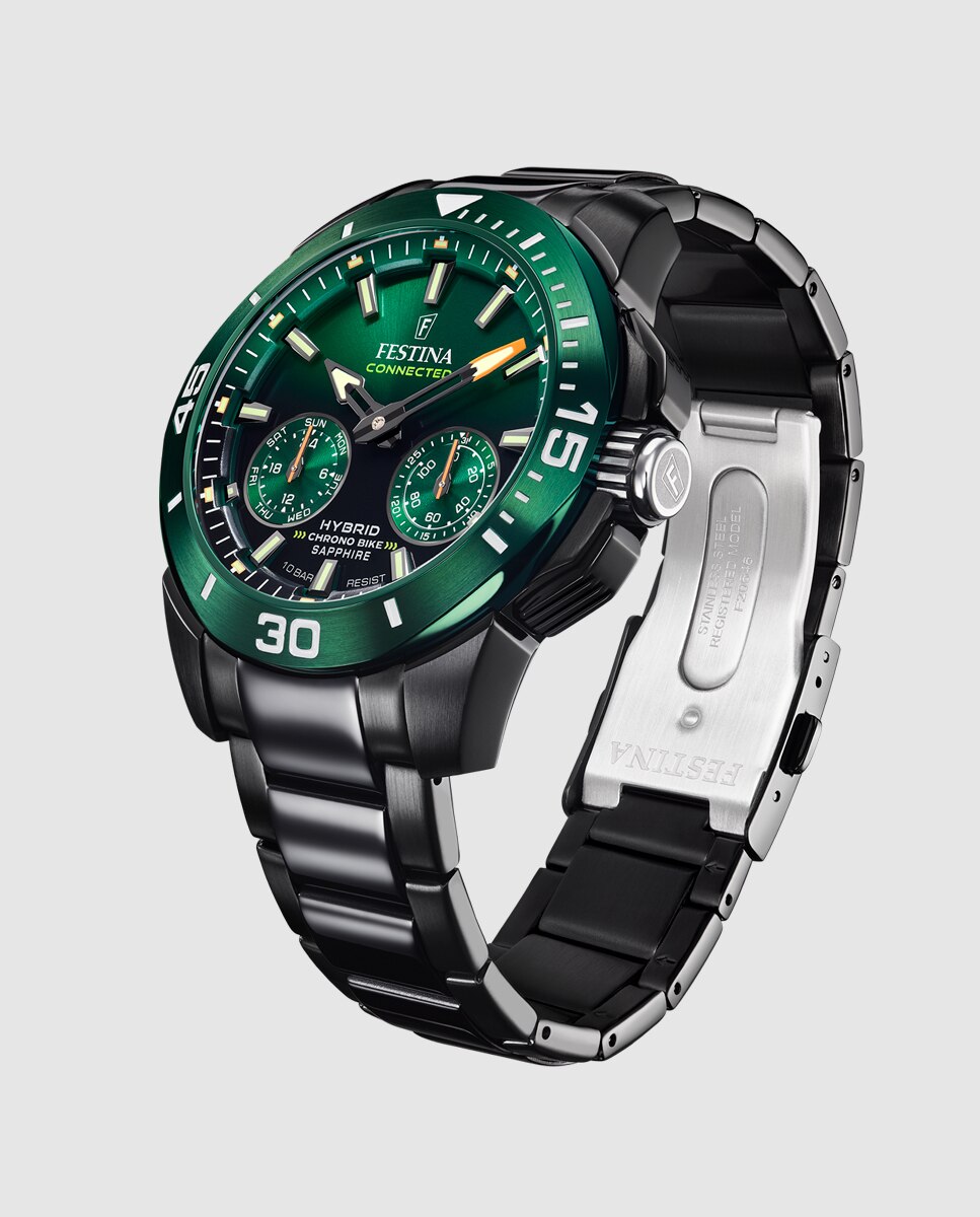 Relógio Smartwatch F20646 1 Connected de Aço em Preto Preto-2