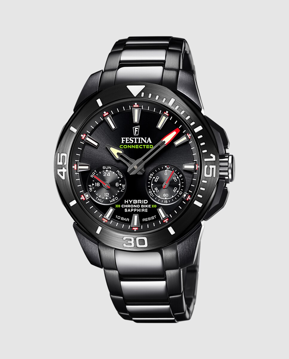 Watch Festina Reloj Negro Men's Festina Watch Chrono Bike F16971/1