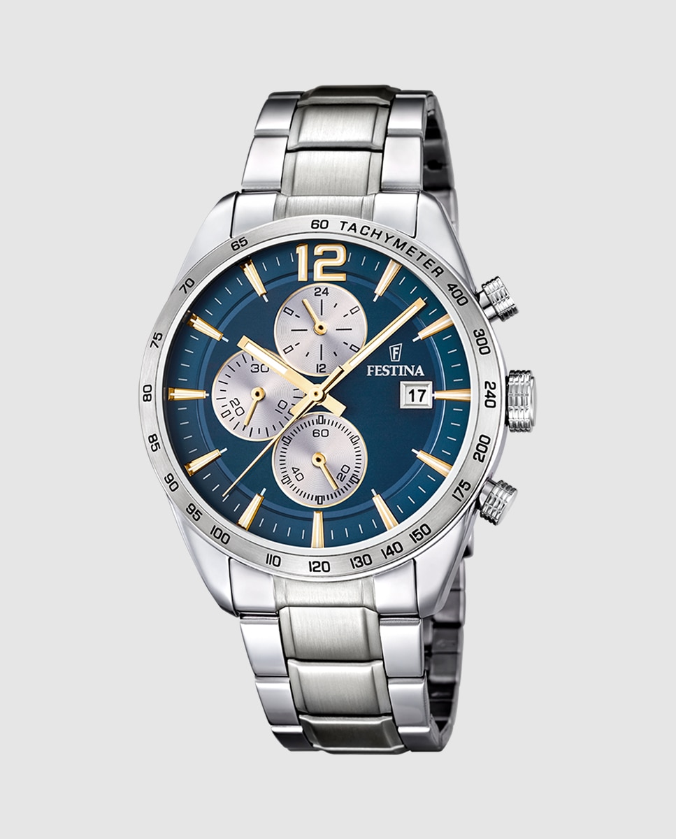 Relógio F16759/7 Timeless Chronograph de Aço Prateado Prata-1