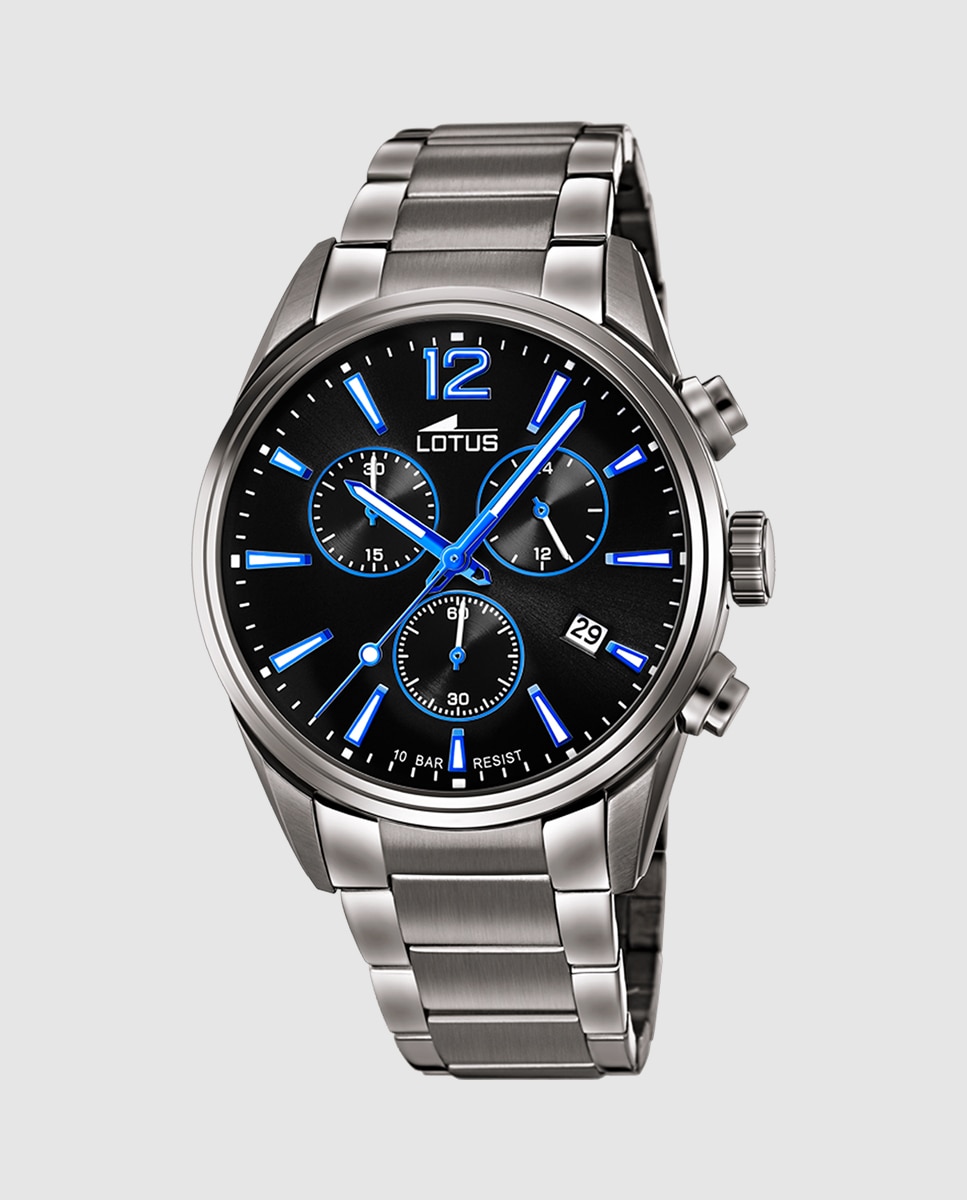 Relógio 18682/6 Chrono de Aço em Cinzento Cinzento-1