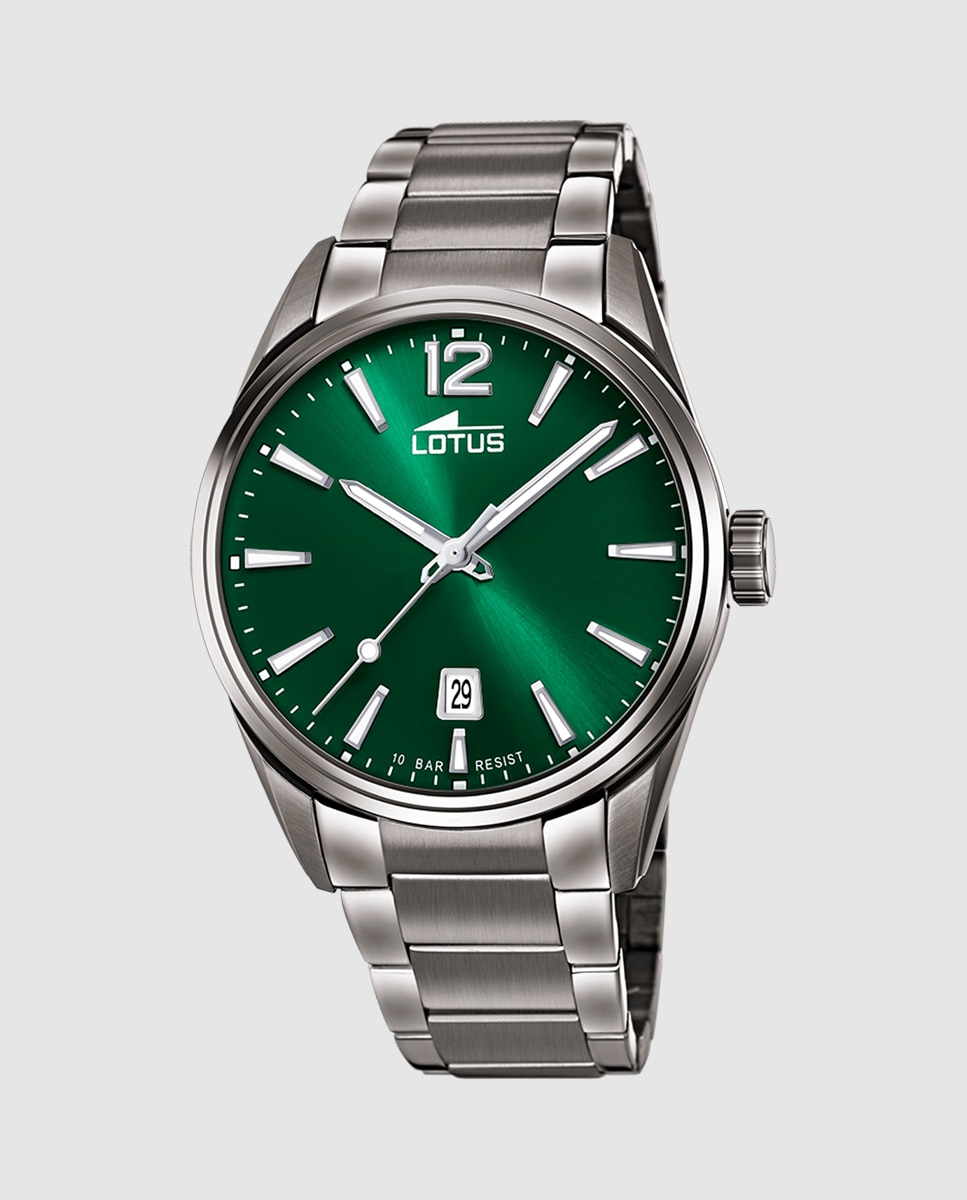 Relógio 18684/4 Chrono de Aço em Cinzento Cinzento/Verde-1