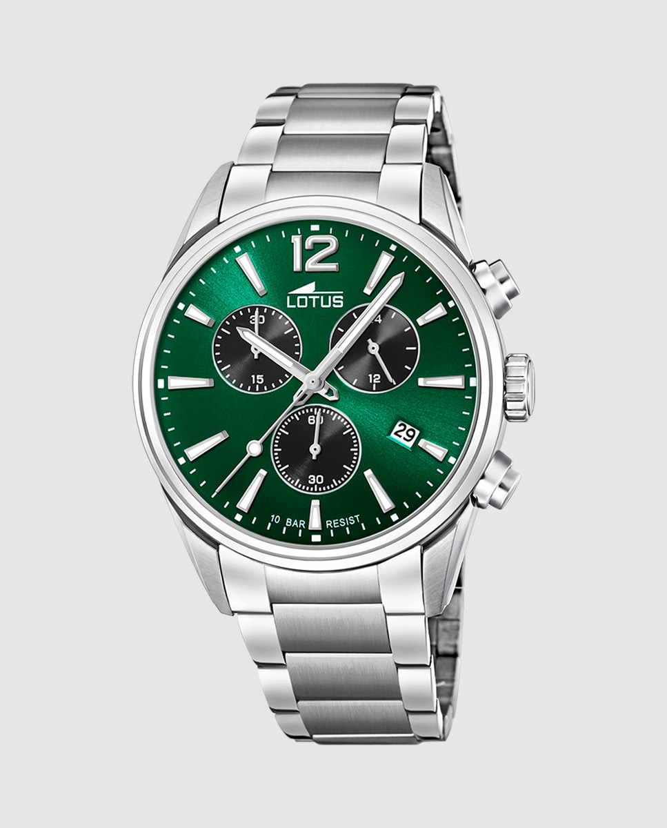 Relógio 18690/4 Chrono de Aço Prateado Prata-1