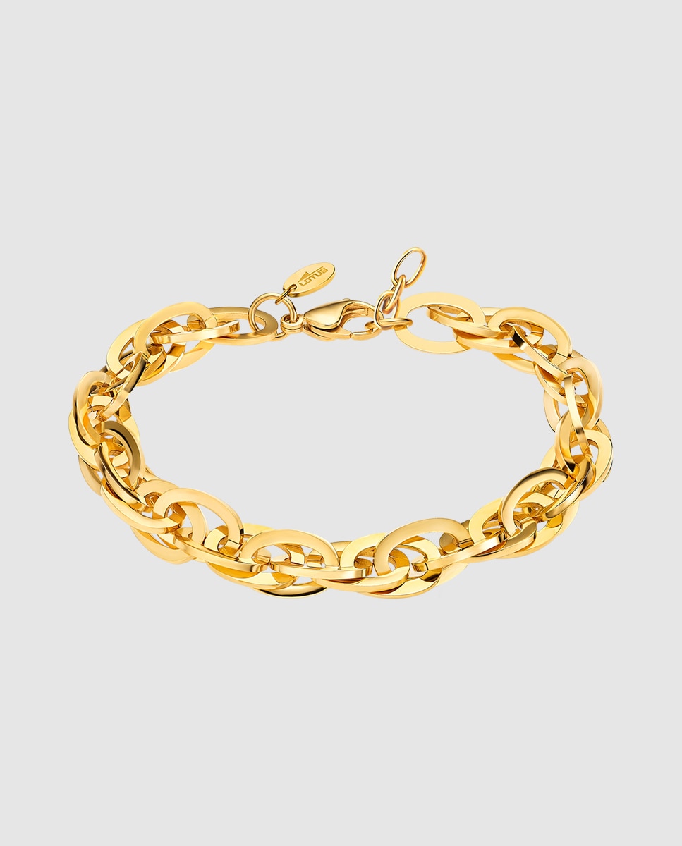 Pulseira de Elos Lotus Style Ls2254-2 2 Urban Woman de Aço Inoxidável com Acabamento Brilhante Dourado-1