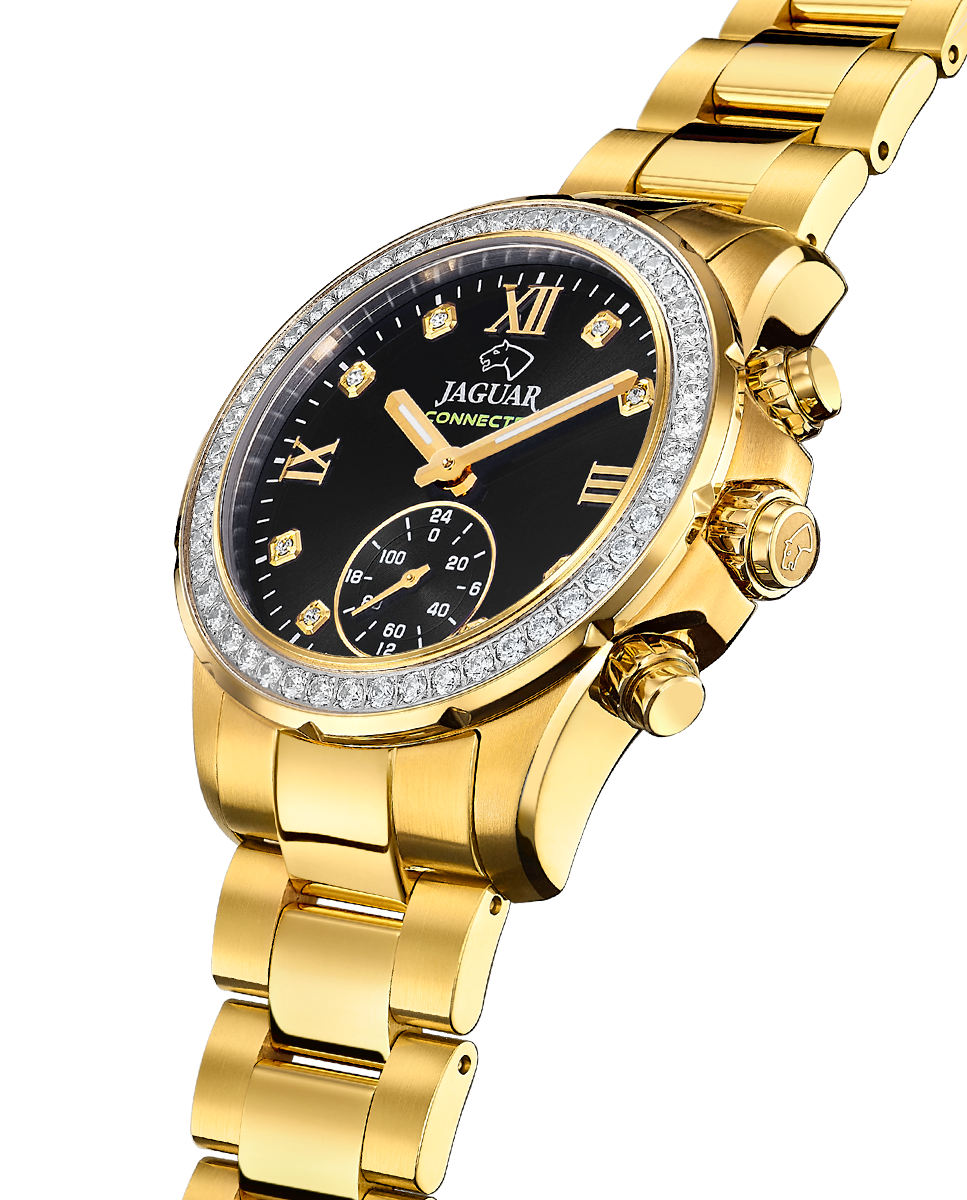 Relógio Smartwatch J984 1 Connected de Aço em Dourado Ouro-3