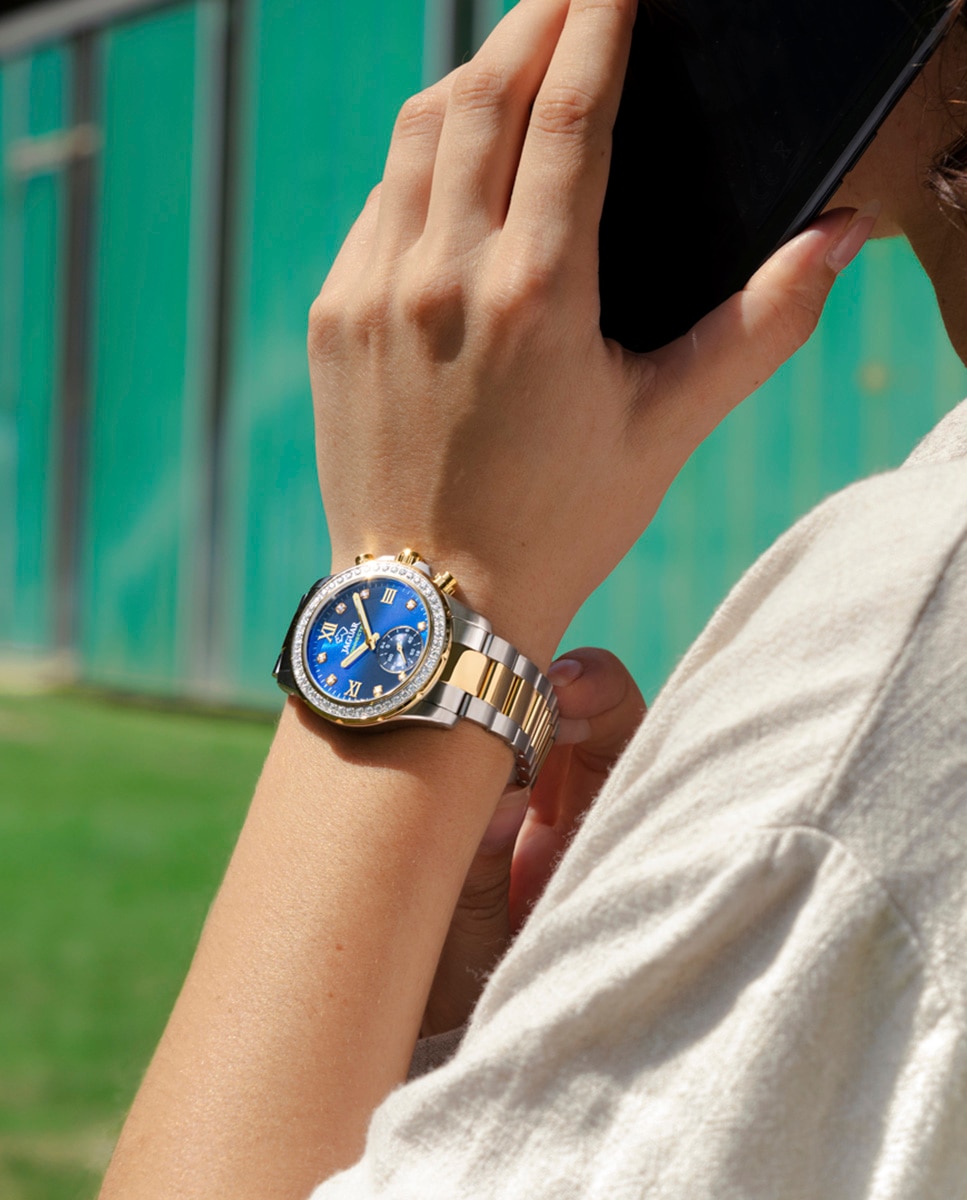 Relógio Smartwatch J982 3 Connected Lady de Aço Multicolor Multicolor-5