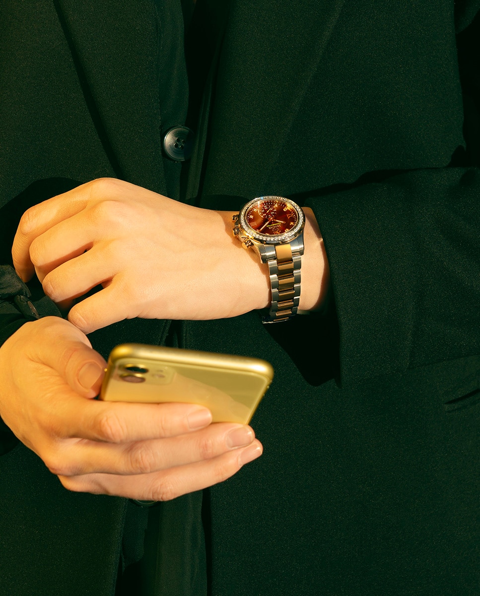 Relógio Smartwatch J981 3 Connected Lady de Aço Prateado Prata-5