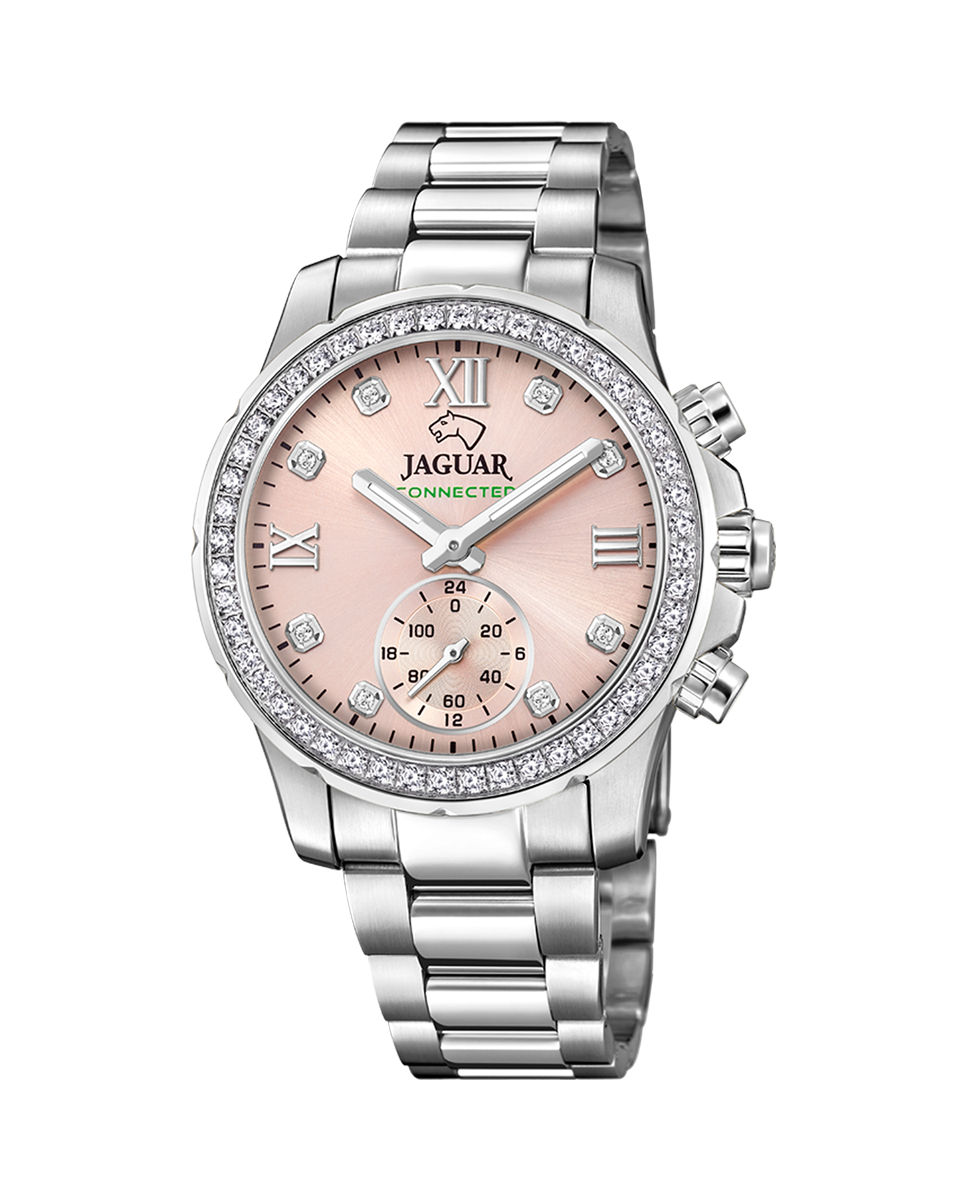 Relógio Smartwatch J980 2 Connected Lady de Aço Prateado Prata-1