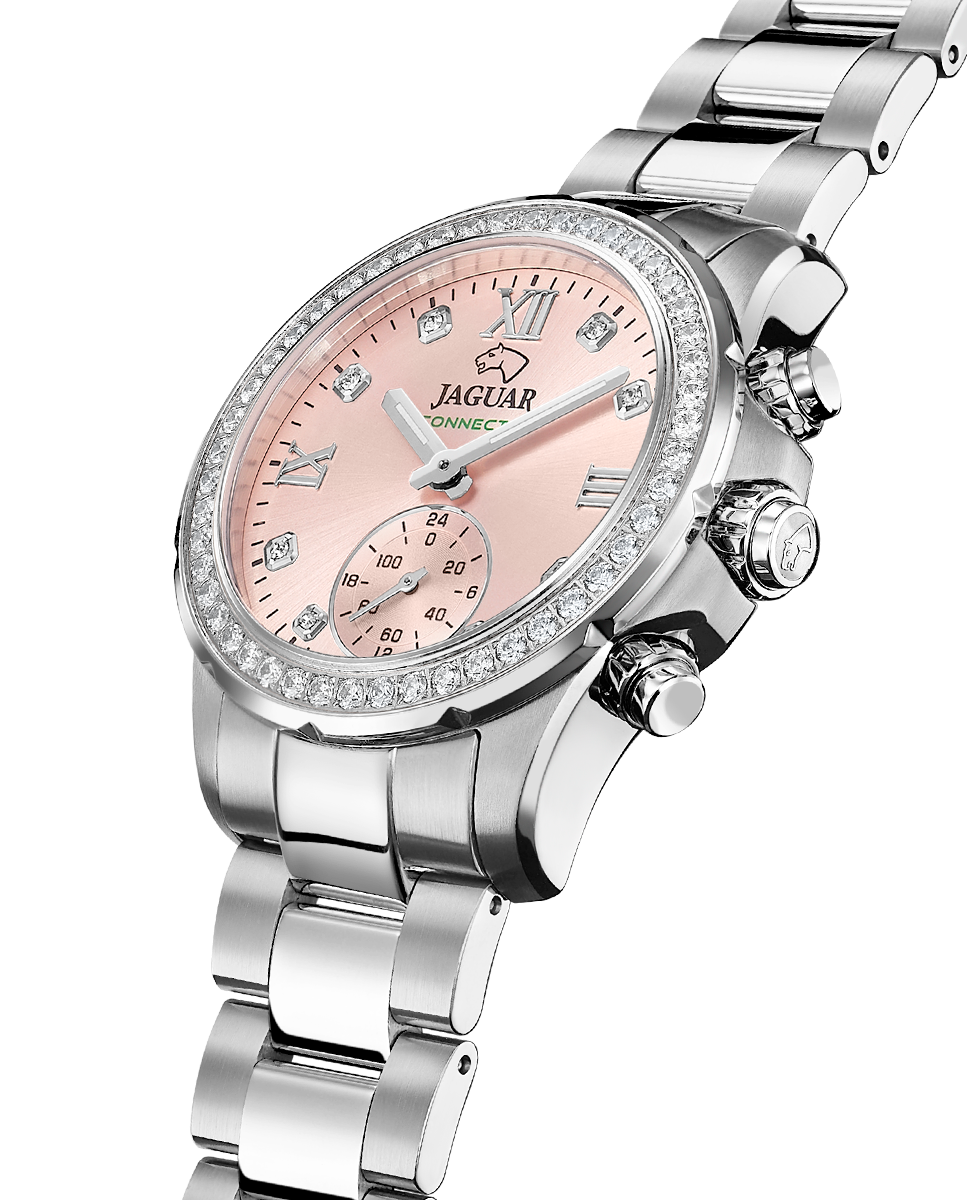 Relógio Smartwatch J980 2 Connected Lady de Aço Prateado Prata-3