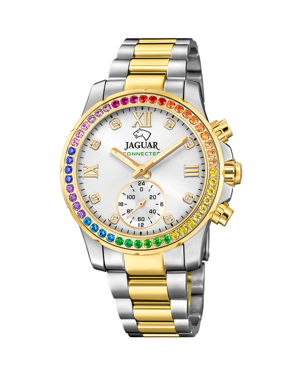 Relógio Smartwatch J982 4 Connected Lady de Aço Multicolor Multicolor-1