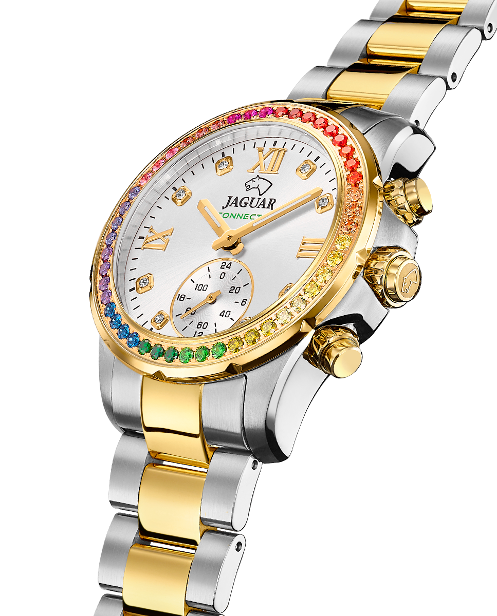 Relógio Smartwatch J982 4 Connected Lady de Aço Multicolor Multicolor-3