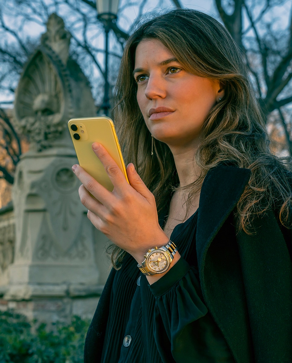 Relógio Smartwatch J982 1 Connected Lady de Aço Multicolor Multicolor-5