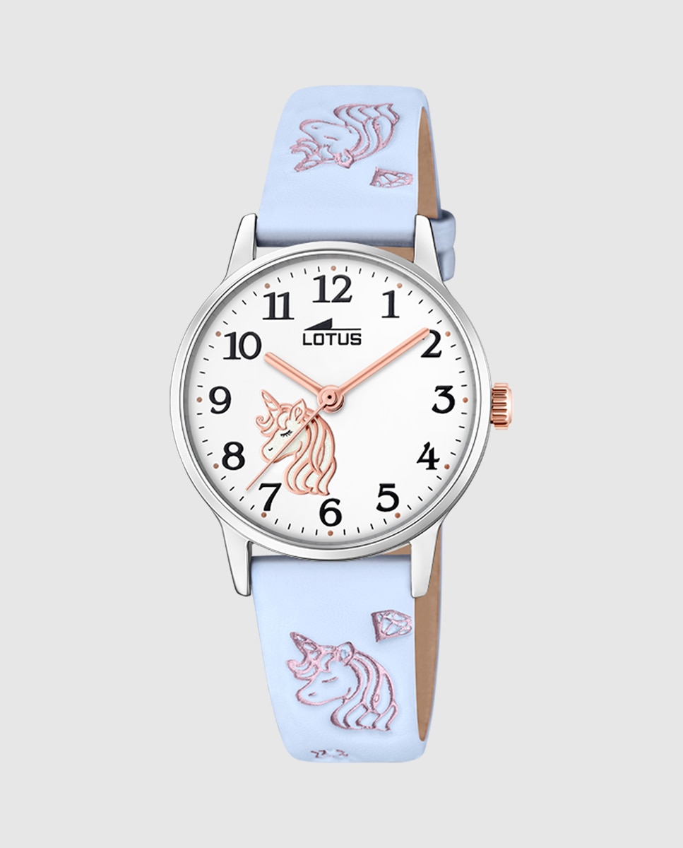 Relógio Infantil 18865/3 Junior Collection de Pele Azul com Pulseira de Oferta Azul-2