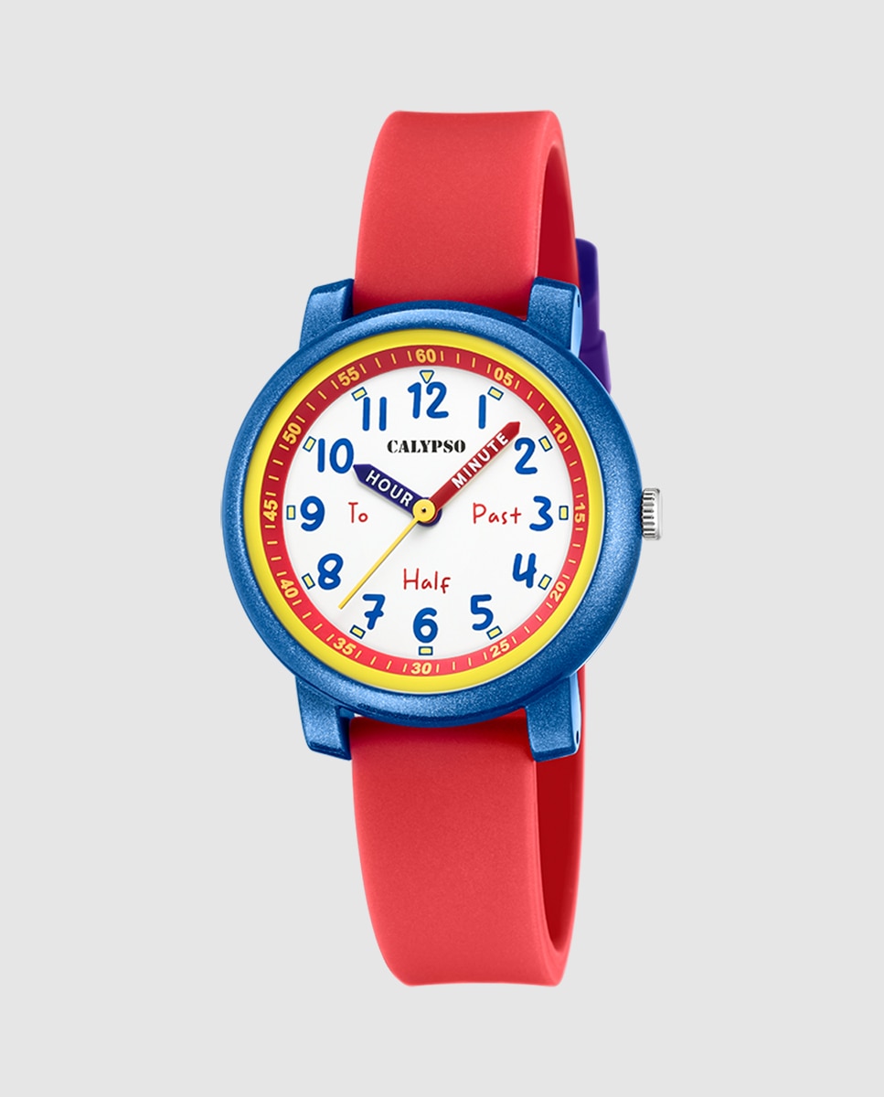 Relógio Infantil K5827/5 My First Watch de Borracha em Vermelho Vermelho-1