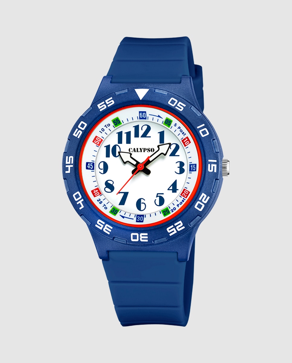 Relógio K5828/5 My First Watch de Borracha em Azul Azul-1