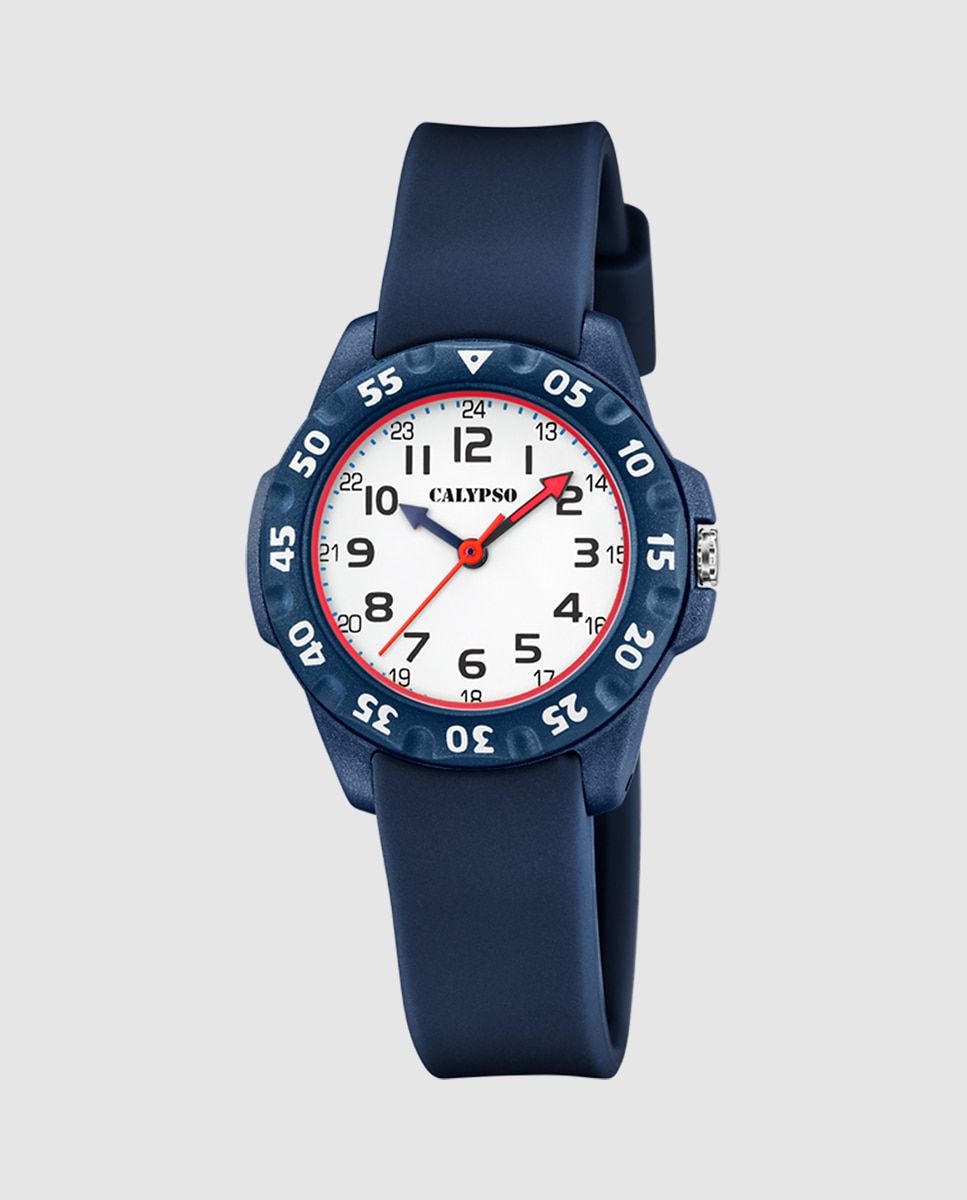 Relógio Infantil K5829/5 My First Watch de Borracha em Azul Azul-1