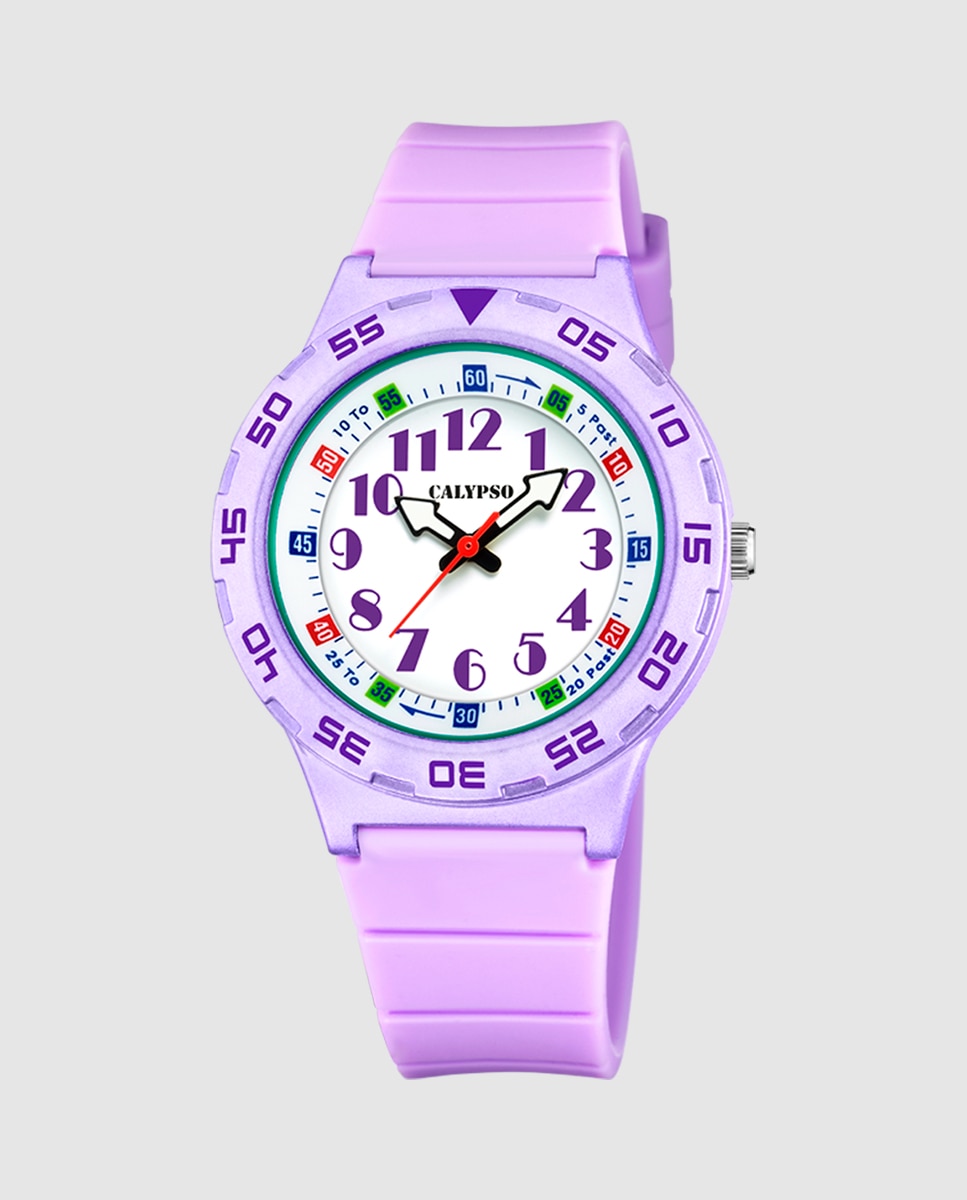 Relógio K5828/3 My First Watch de Borracha Roxo Roxo-1