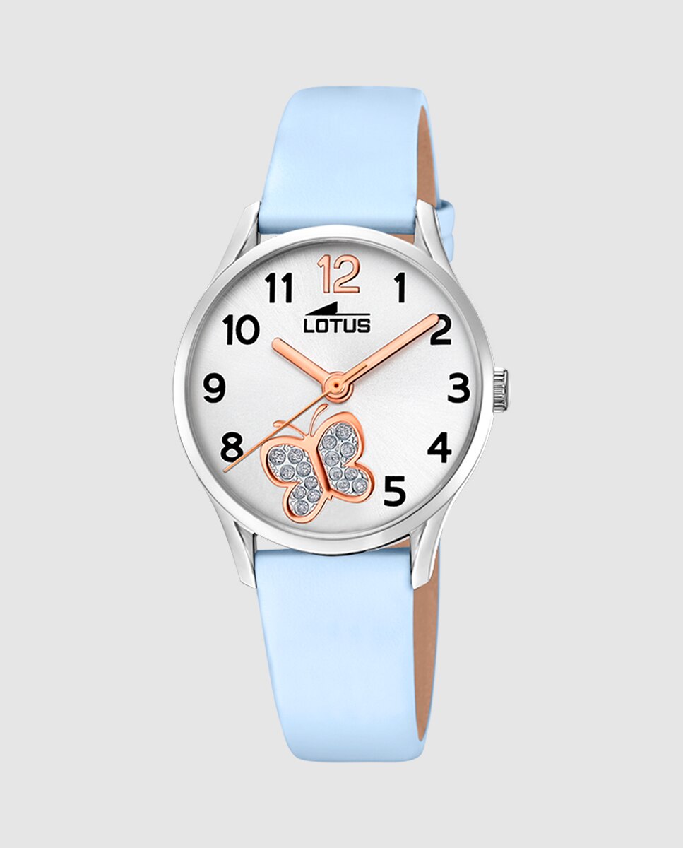 Relógio Infantil 18406/g Junior Collection de Pele em Azul com Pulseira de Oferta Azul claro / azul marinho-2