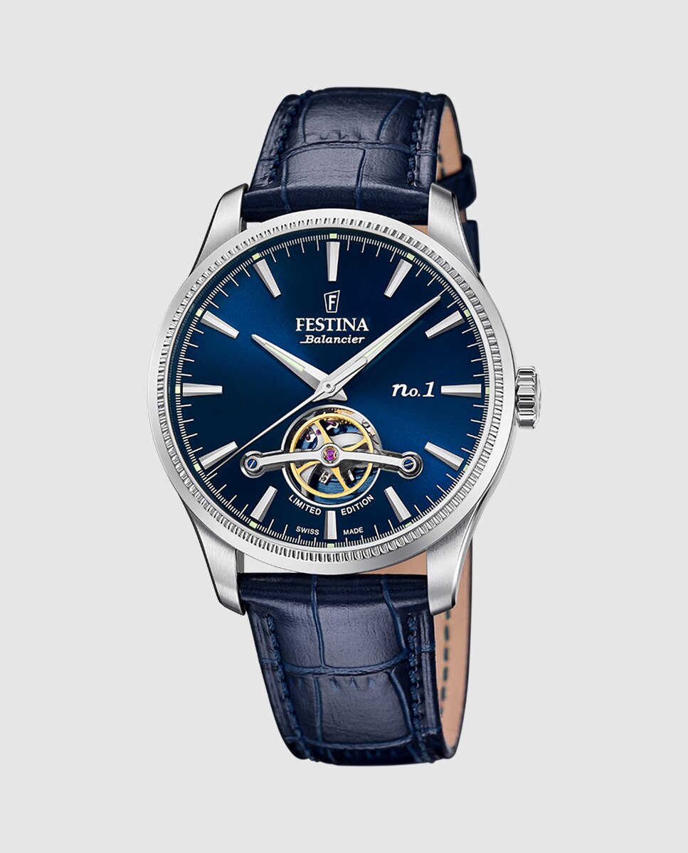 Relógio F1902/6 Special Editions de Pele em Azul Azul-1