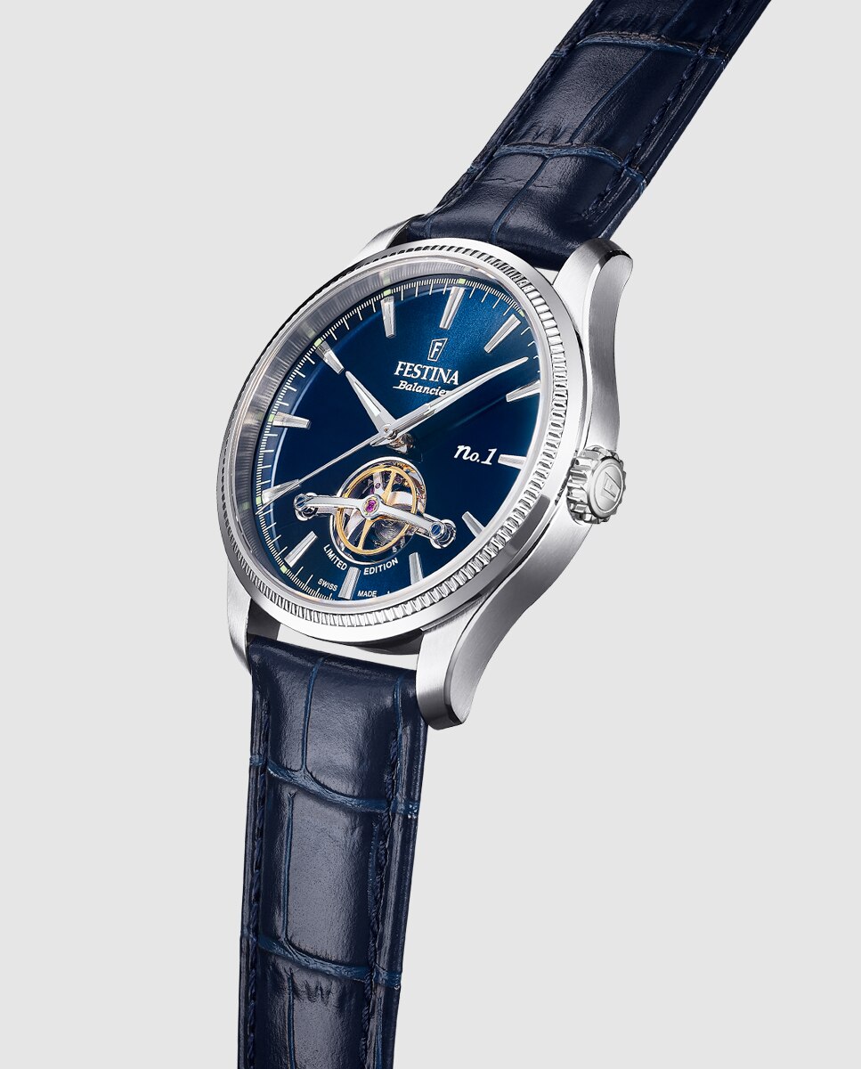 Relógio F1902/6 Special Editions de Pele em Azul Azul-2