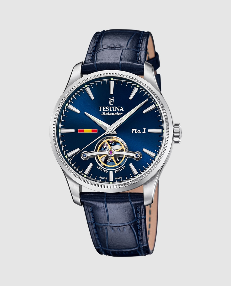 Relógio F1902/2 Special Editions de Pele em Azul Azul-1