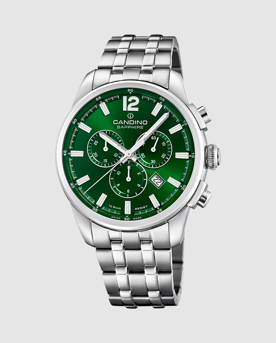 Relógio C4744/3 Gents Sport de Aço Prateado Prata-1