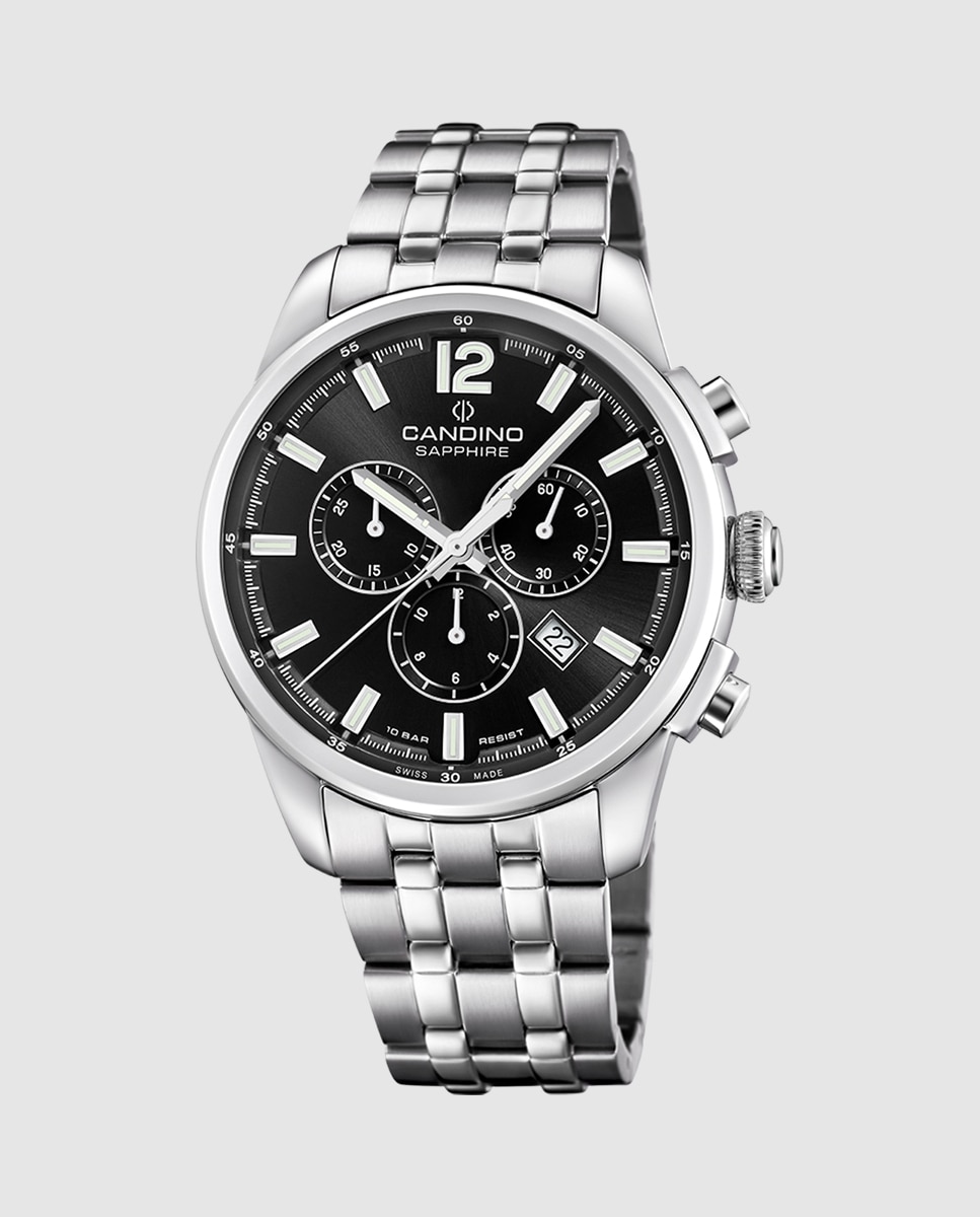 Relógio C4744/6 Gents Sport de Aço Prateado Prata-1