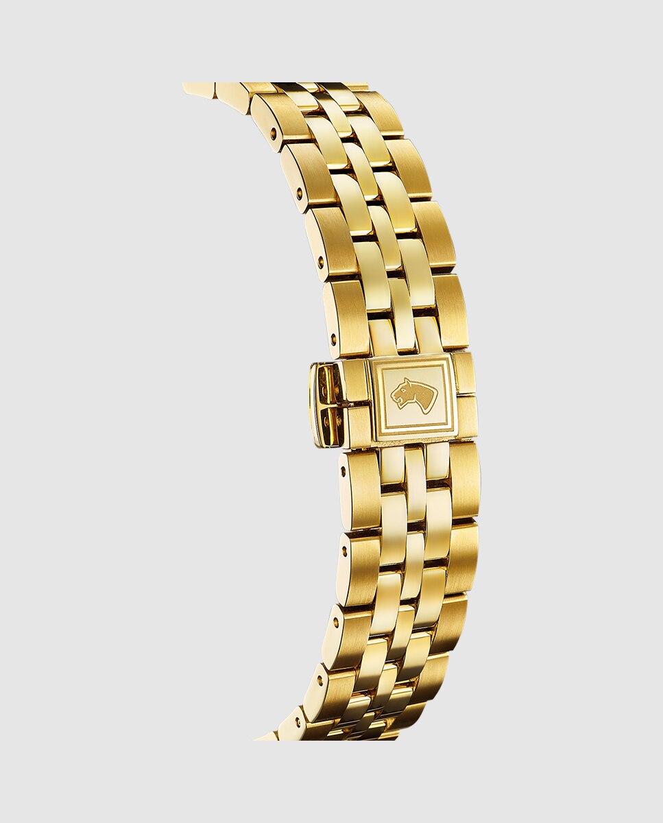 Relógio de Mulher J996/1 Swiss Made Automático de Aço Ouro com Bracelete Adicional de Oferta Ouro-6
