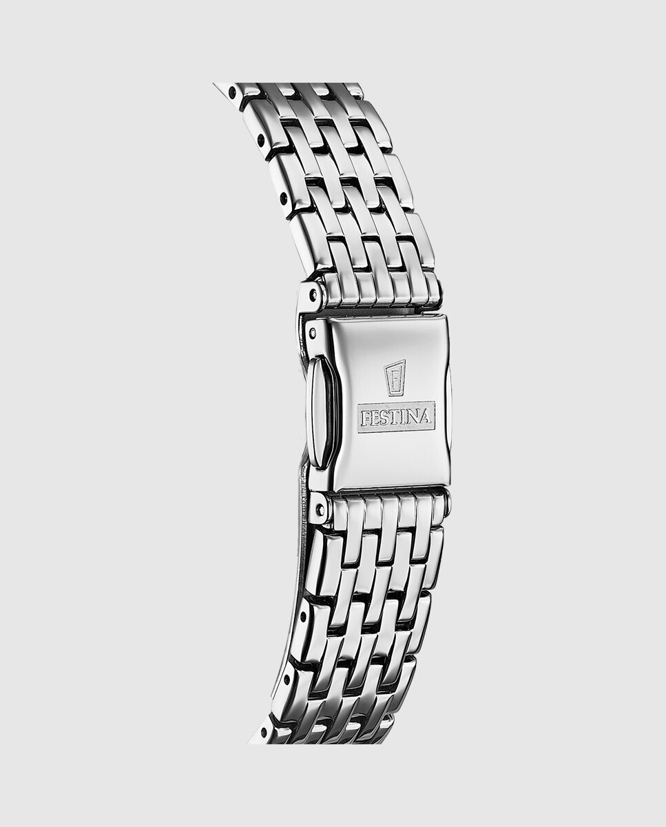 Relógio F20019/4 Swiss Made de Aço Prateado Prata-2