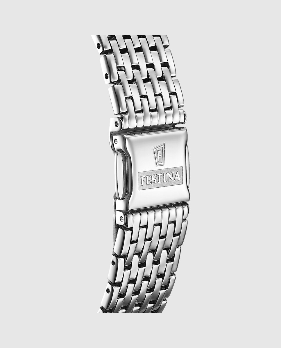 Relógio F20018/4 Swiss Made de Aço Prateado Prata-2