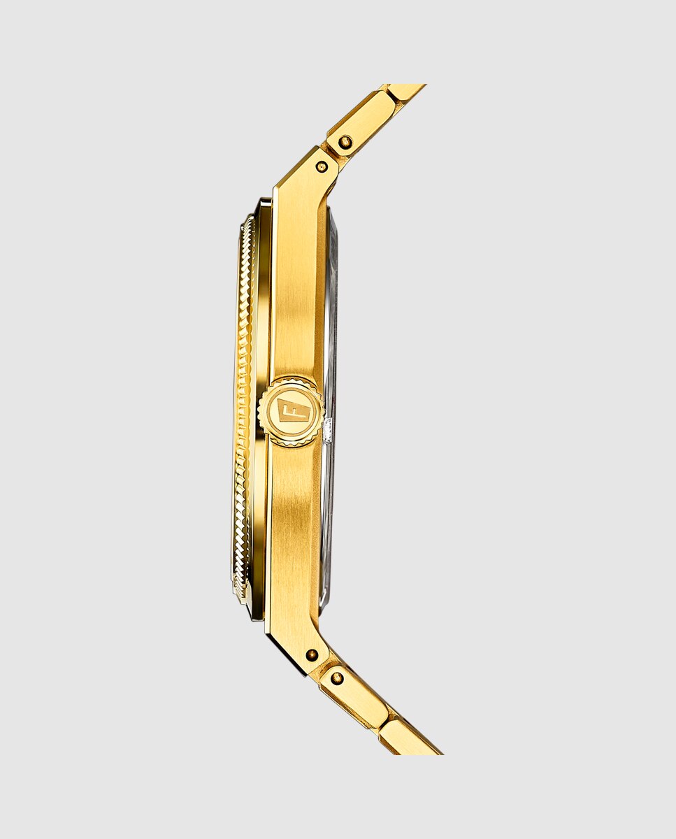 Relógio F20032/2 Swiss Made de Aço em Dourado Ouro-2