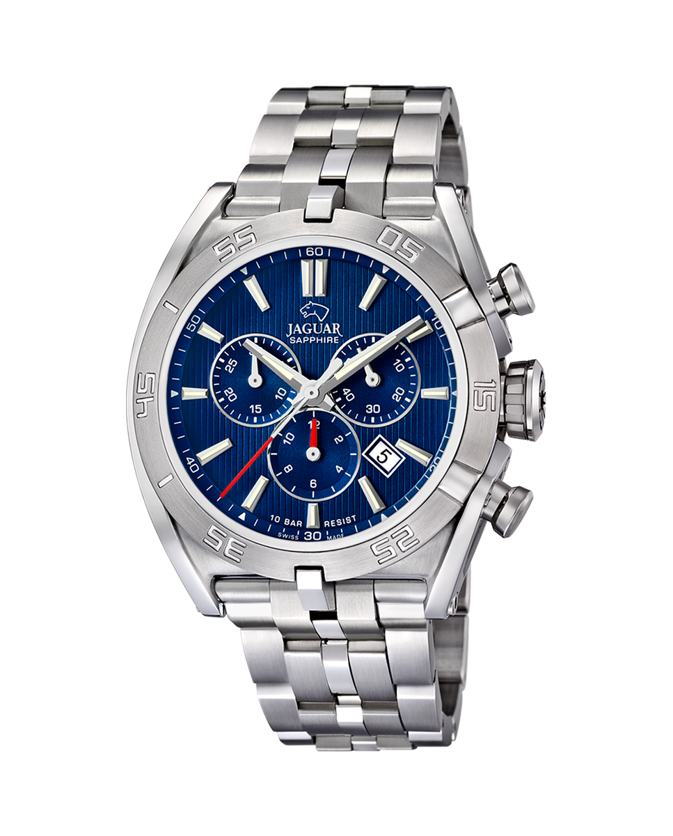Relógio J852/b Swiss Made de Aço Prateado Prata-1
