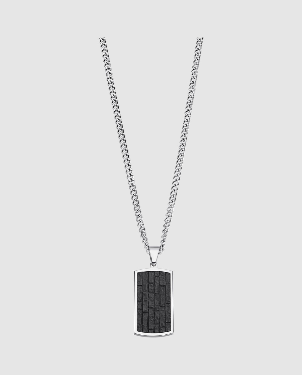 Colares Lotus Style Ls2275-1 1 Men In Black de Aço Inoxidável Preto / Prata-1