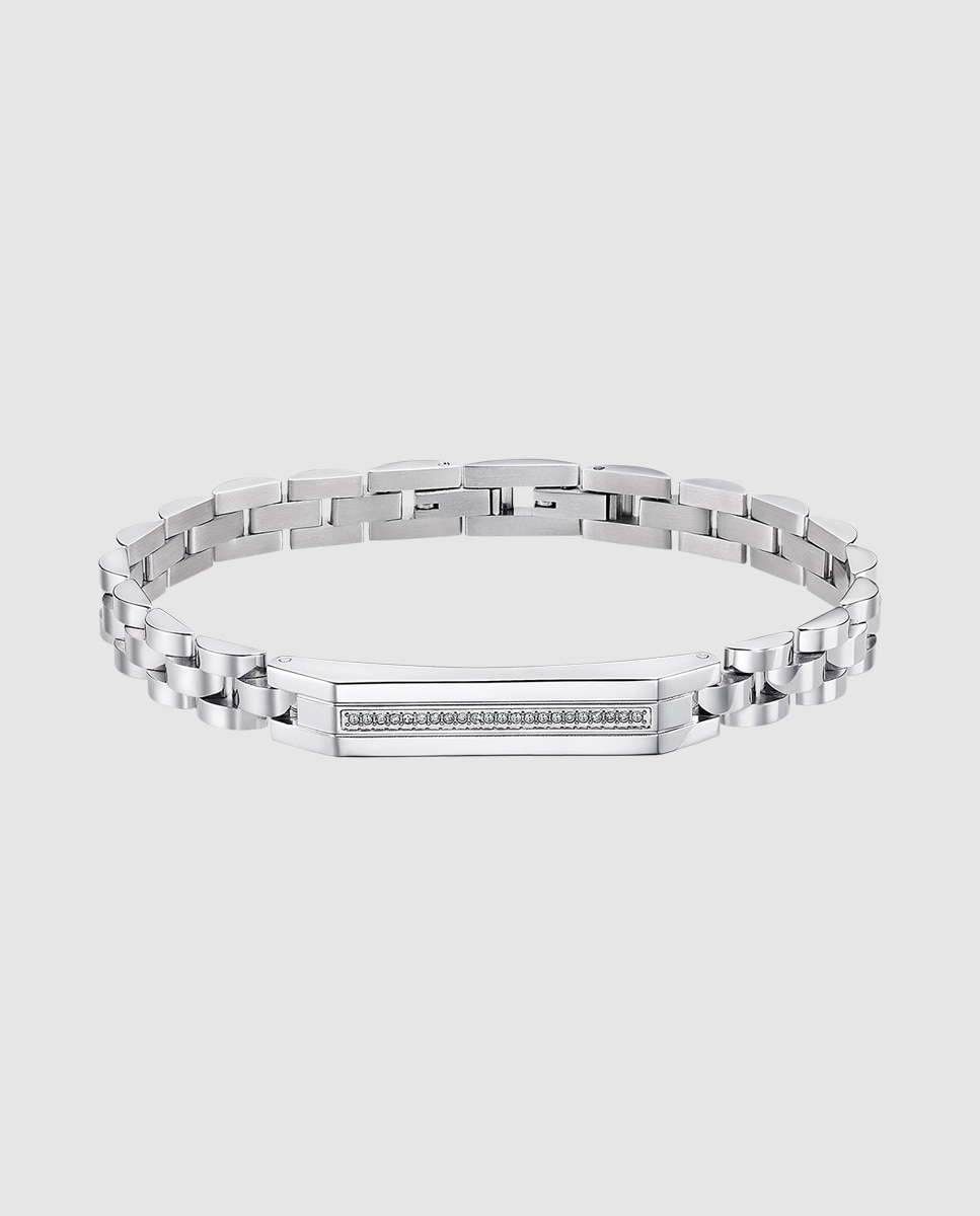 Pulseira Lotus Style Ls2280-2/1 Men In Black de Aço Inoxidável com Acabamento Brilhante Prateado-1