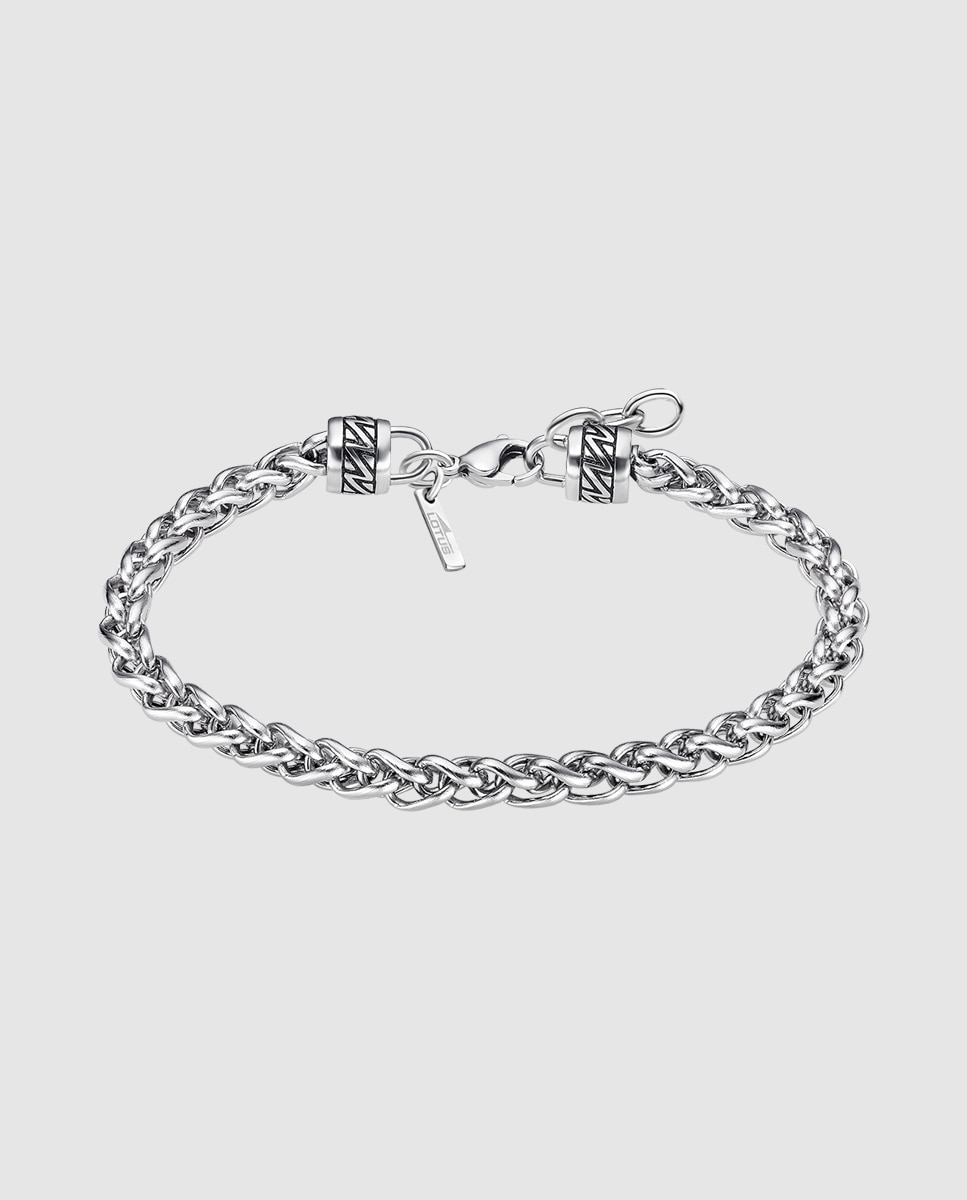 Pulseira Lotus Style Ls2292-2/1 Men In Black de Aço Inoxidável com Acabamento Brilhante Prateado-1