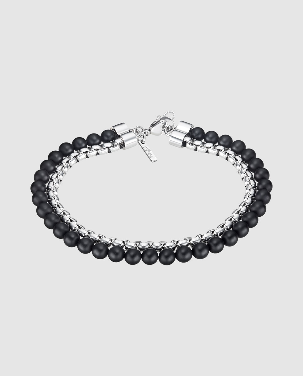 Pulseira Lotus Style Ls2294-2/1 Men In Black de Aço Inoxidável Prateado-1