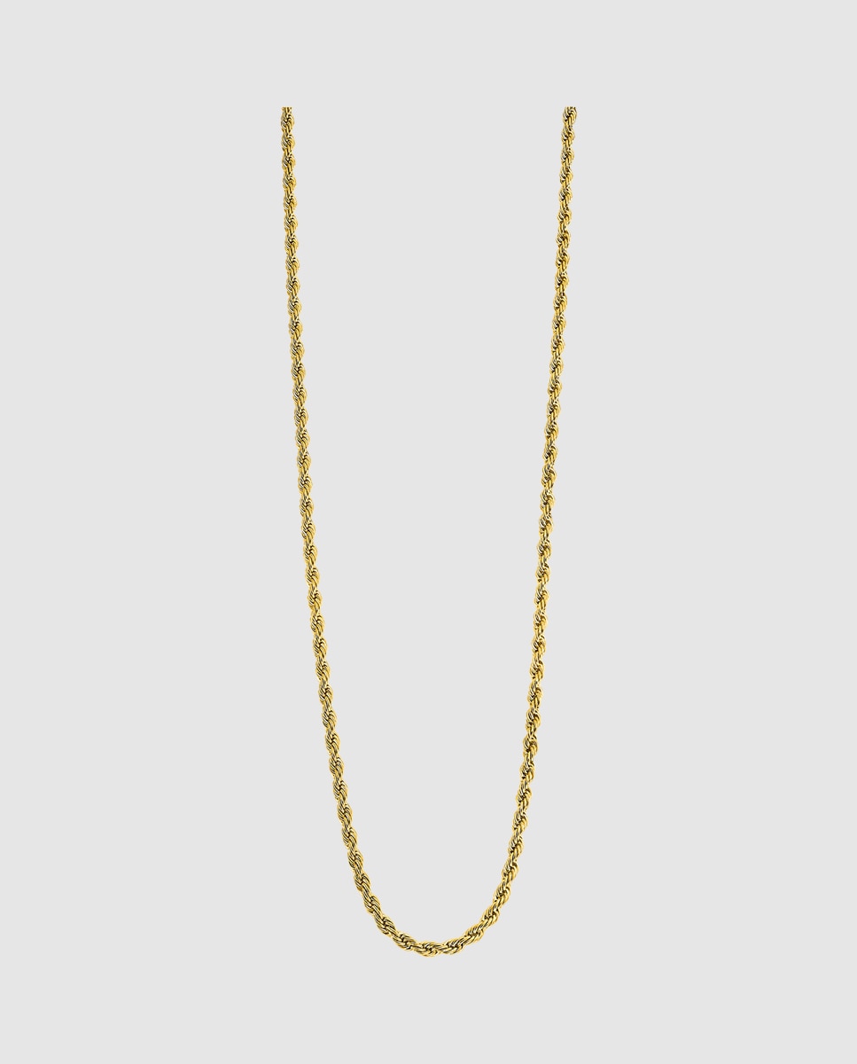 Corrente Lotus Style Ls2296-1 1 Men In Black de Aço Inoxidável com Acabamento Brilhante Dourado-1