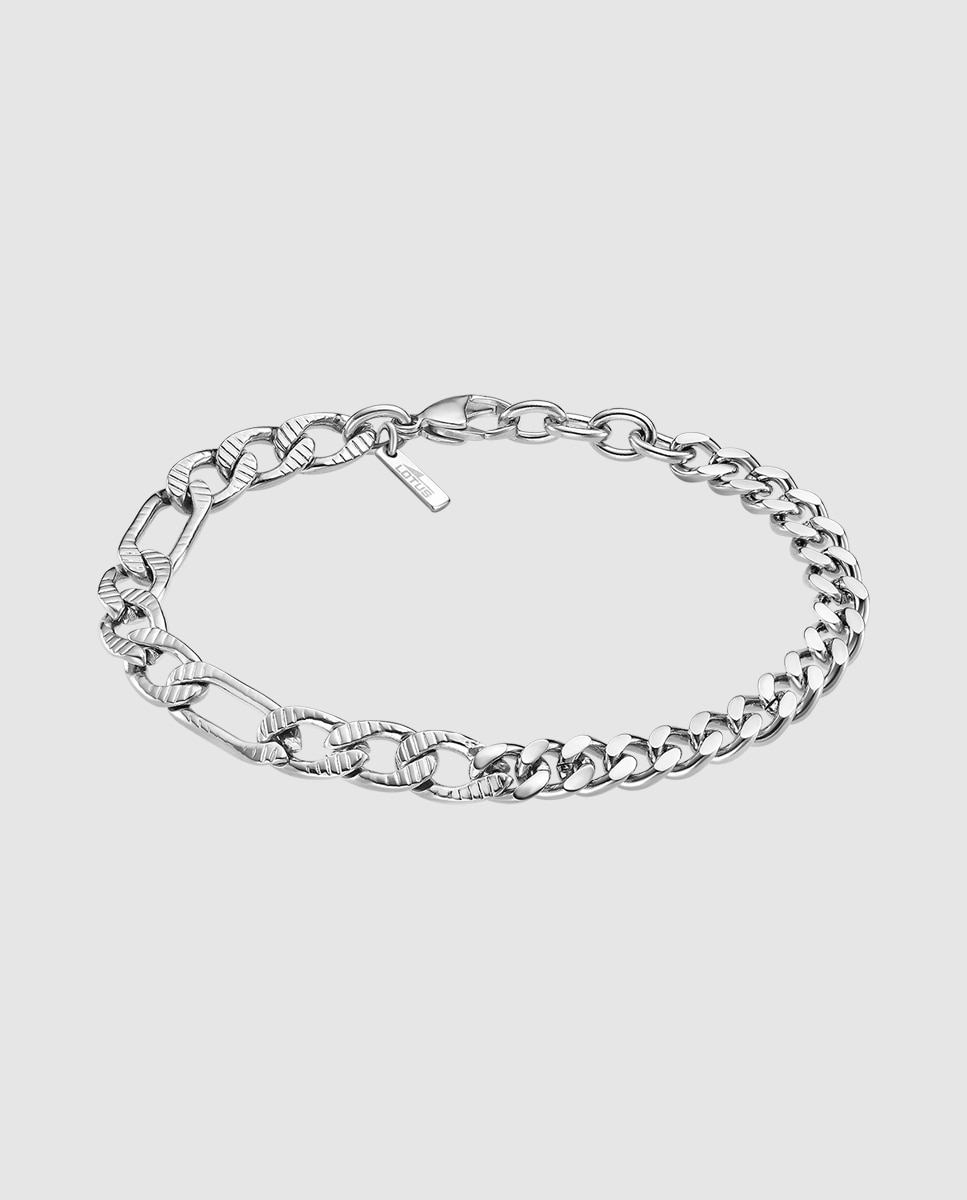 Pulseira Lotus Style Ls2303-2/1 Men In Black de Aço Inoxidável com Acabamento Brilhante Prateado-1
