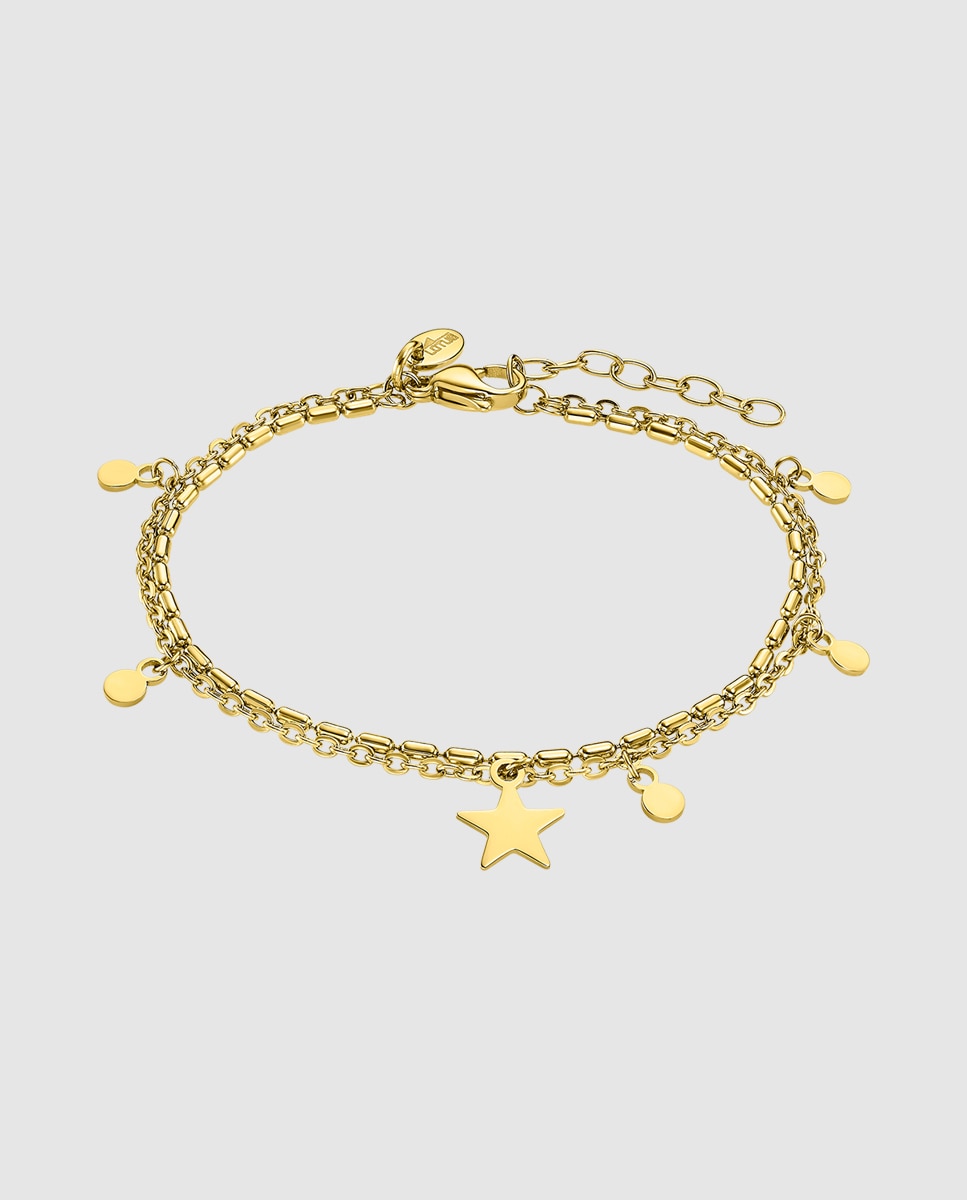 Pulseira Lotus Style Ls2315-2/2 Urban Woman de Aço Inoxidável com Acabamento Brilhante Dourado-1