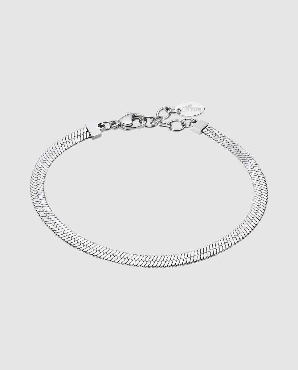 Pulseira de Elos Lotus Style Ls2317-2 1 Urban Woman de Aço Inoxidável com Acabamento Brilhante Prateado-1