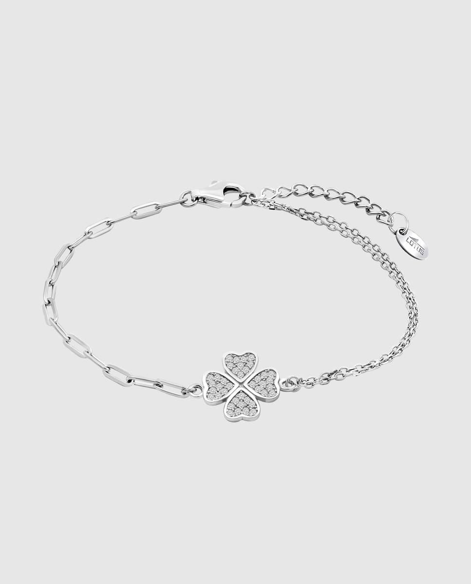 Pulseira Lotus Silver Lp3643-2/1 Mystic de Prata com Acabamento Brilhante e Zirconita Branco-1