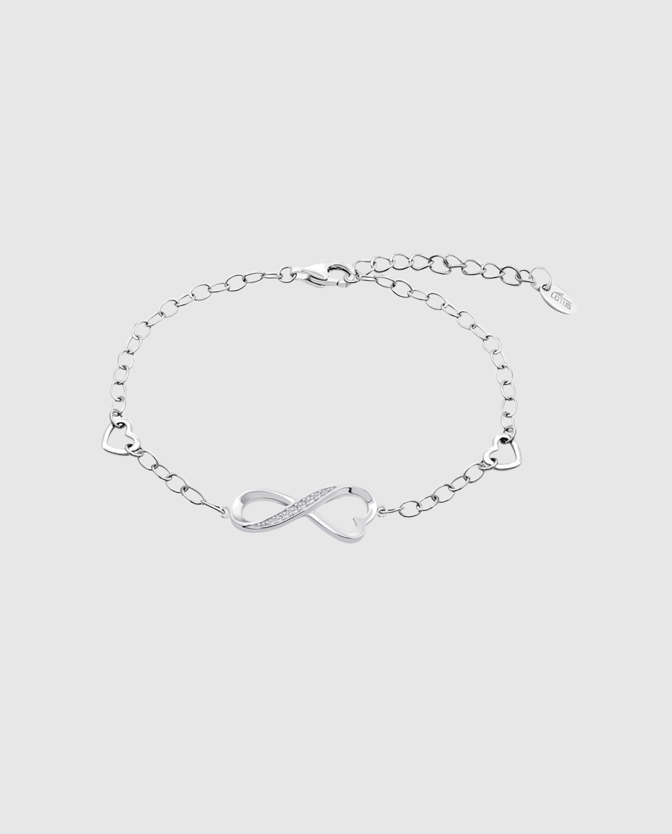 Pulseira Lotus Silver Lp3616-2/1 Fantasy de Prata com Acabamento Brilhante e Zirconita Prateado-1