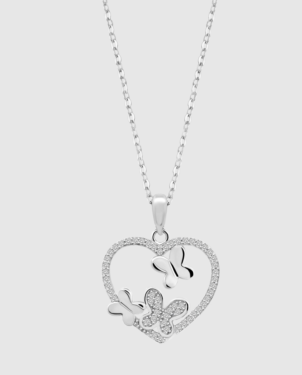 Colar Lotus Silver Lp3617-1/1 Moments de Prata com Acabamento Brilhante e Zircónios Prateado-1