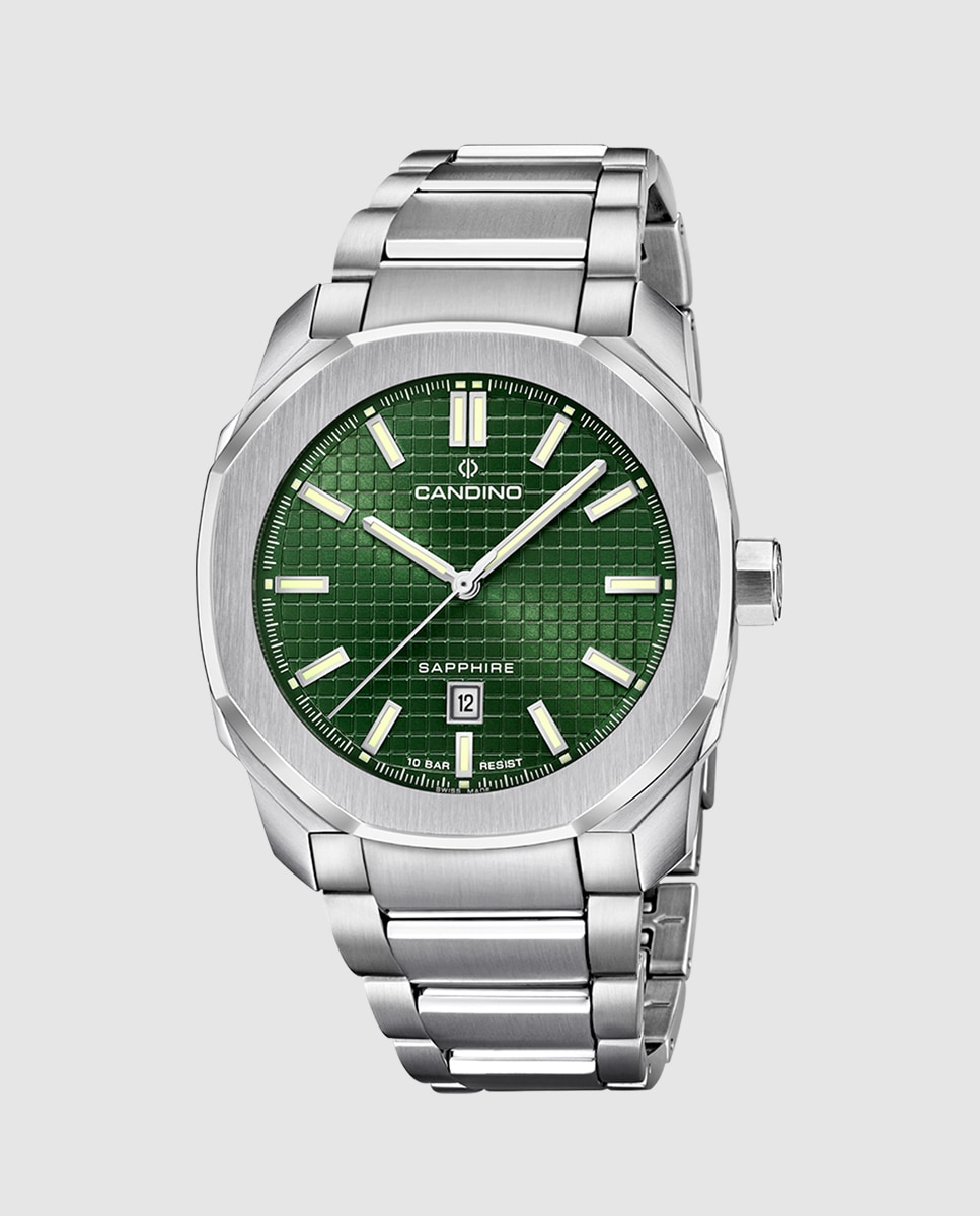 Relógio C4754/3 Gents Sport de Aço Prateado Prata-1