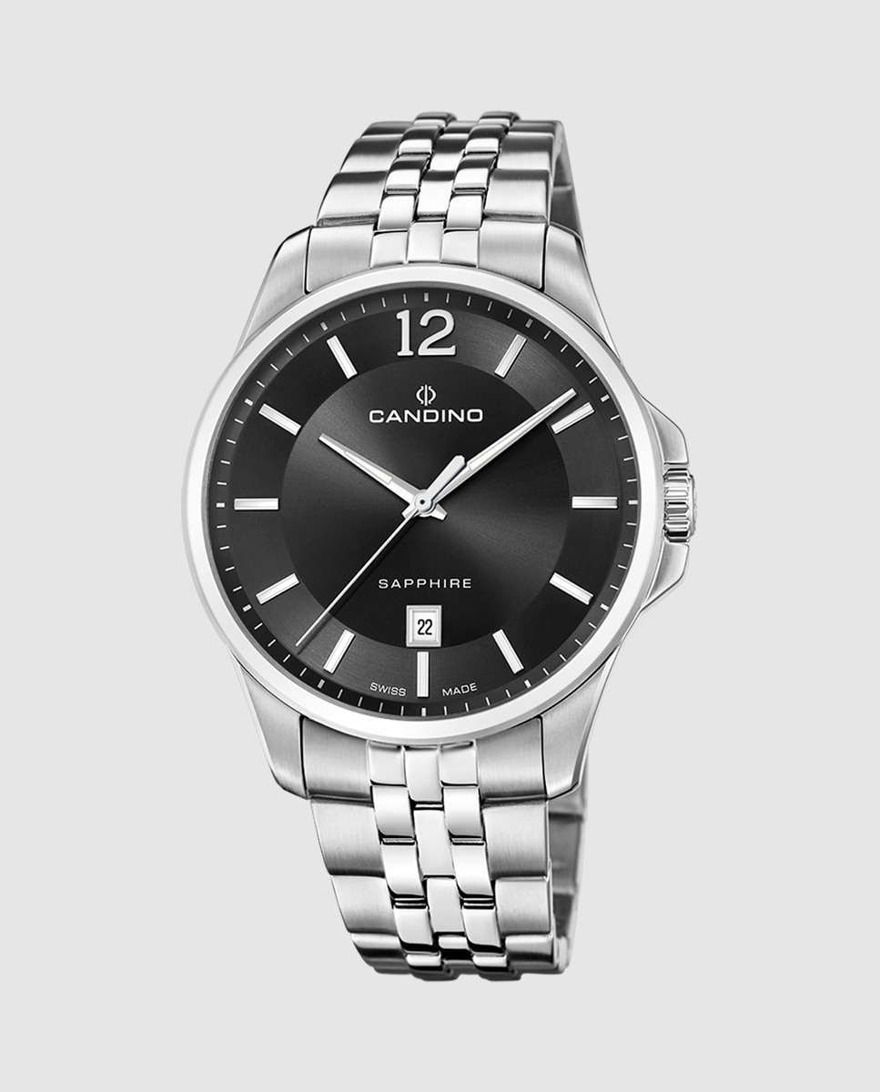 Relógio C4762/4 Gents Classic Timeless de Aço Prateado Prata-1